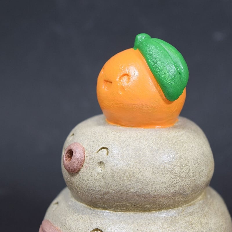 注文制作品】「かがみもち君」お正月だけじゃもったいない。年中飾って