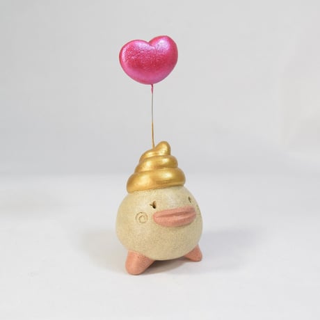◆注文制作品◆「ハートうんたまチャン」ハート＋右上がりのウン♪
