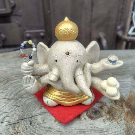【注文制作品】◆「ガネーシャさん」◆土ぼっくりぎこう謹製◆