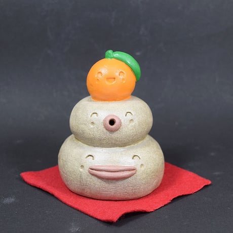 【注文制作品】「かがみもち君」お正月だけじゃもったいない。年中飾って幸せ満喫♪