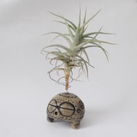【注文制作品】土偶型エアープランツ用スタンド「土偶ぷらんつ君」◆ペン立てにもなるいかしたやつ♪