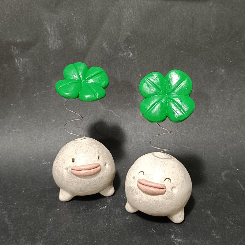 ききまま　☘四葉の幸福のクローバー羽☘ 歴代人気No.2 ◇ 四葉のぼっぱ君 ◇幸せのハッピークローバー◇ | くら