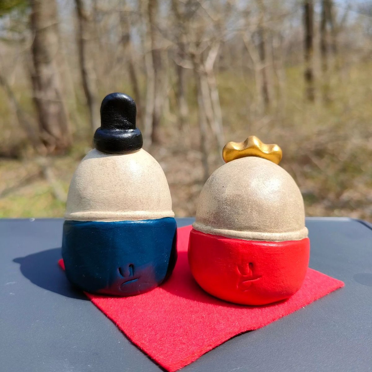 注文制作品】「おひな様セット」コロンとかわいらしいセット。 | くら