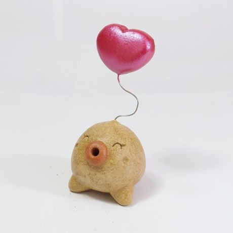 ◆注文制作品◆「ハートふたばちゃん」飛び出たハートがラブリィなんです♪