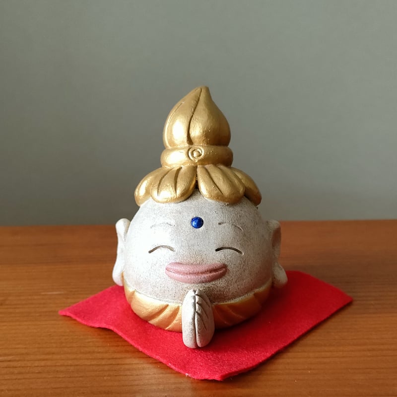 ◇ かんのんだま様 ◇仏像シンプルスタイル◇観音様イメージの土ぼっ