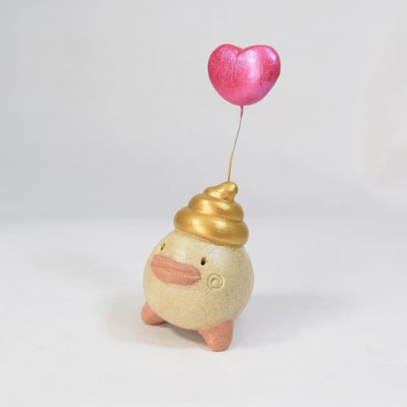 ◆注文制作品◆「ハートうんたまチャン」ハート＋右上がりのウン♪