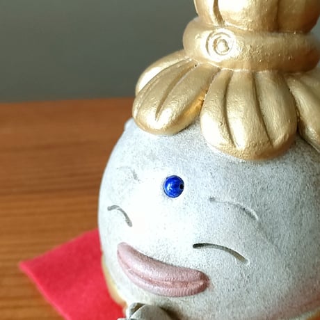 ◆ かんのんだま様 ◆仏像シンプルスタイル◆観音様イメージの土ぼっくりです◆