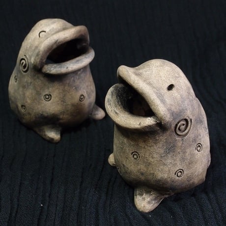 【注文制作品】◆「お香スタンドぼっふぁー君」◆吐く煙に癒されます♪