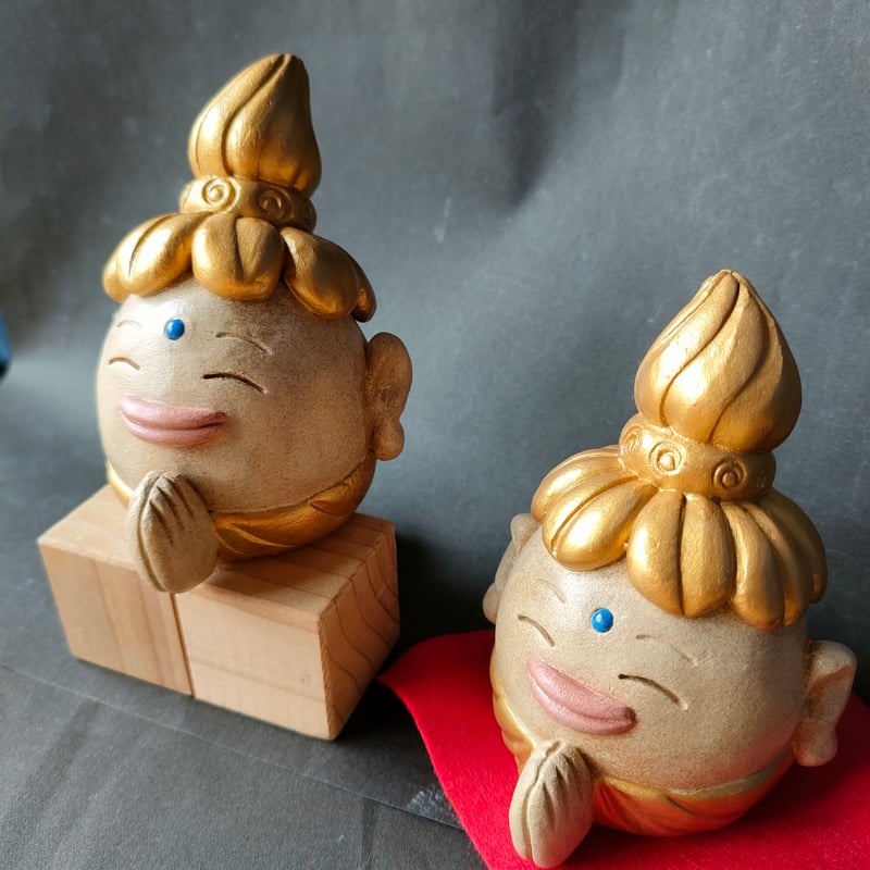 ◇ かんのんだま様 ◇仏像シンプルスタイル◇観音様イメージの土ぼっ