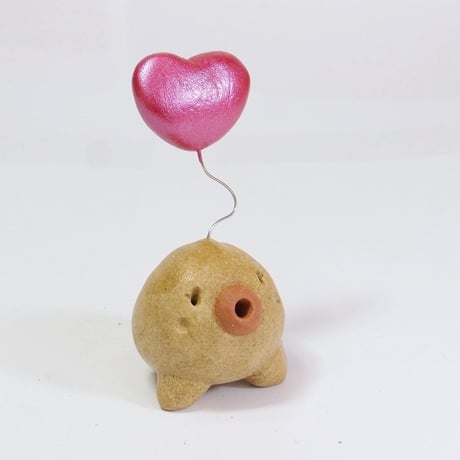 ◆注文制作品◆「ハートふたばちゃん」飛び出たハートがラブリィなんです♪