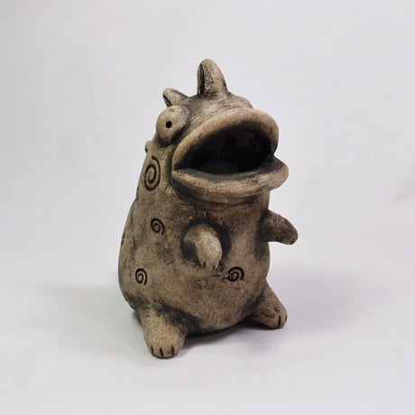 【注文制作品】◆「ぼっふぁーザウルス君」◆とぼけたお顔から吐き出される煙で癒されます