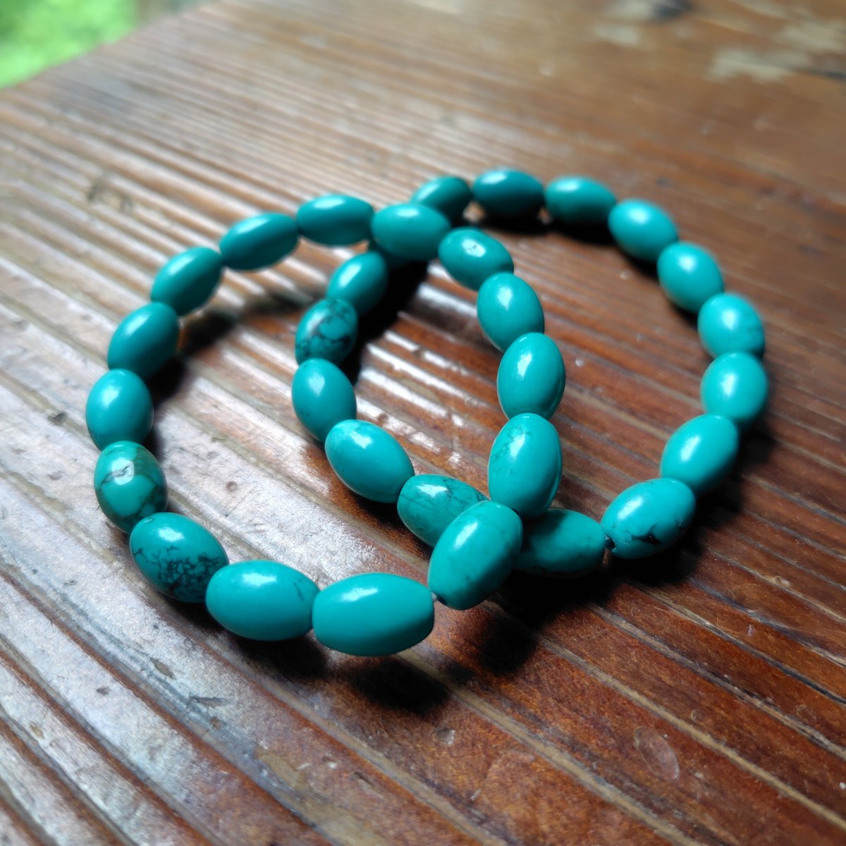 天然無着色ターコイズブレスレットを掲載いたしました | くら