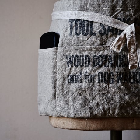 TOOL SACK APRON made of heavy linen canvas