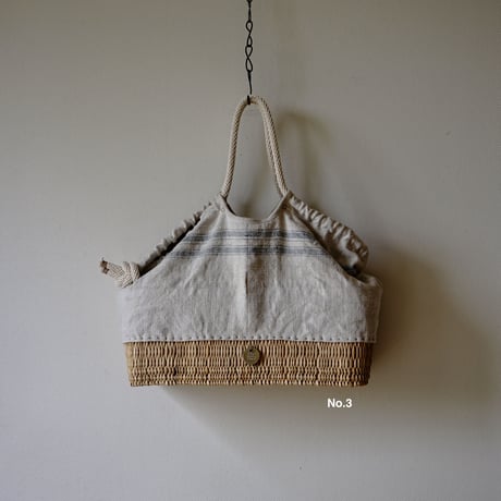 1900's vintage grain sack BAG/XL