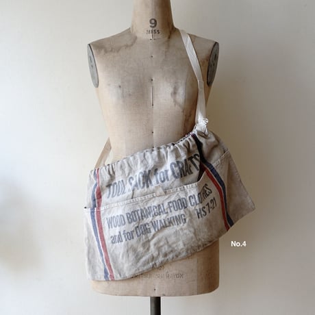 TOOL SACK APRON made of old kitchen cloth
