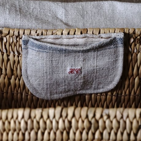 1900's vintage grain sack BAG/XL