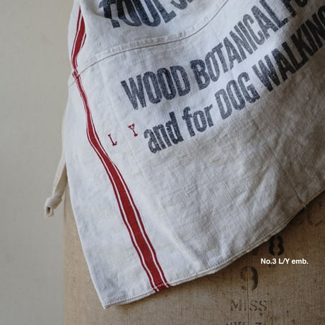 TOOL SACK APRON made of old kitchen cloth