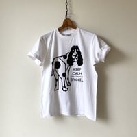"LOVE SPANIEL" Tee Shirts WHITE