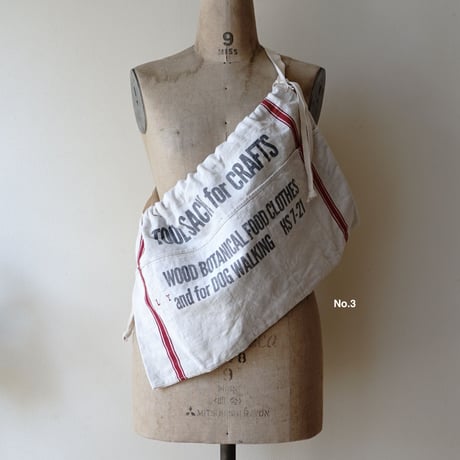 TOOL SACK APRON made of old kitchen cloth