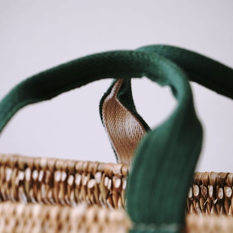Standard tote basket BAG『S size』 with antique cloth pouch
