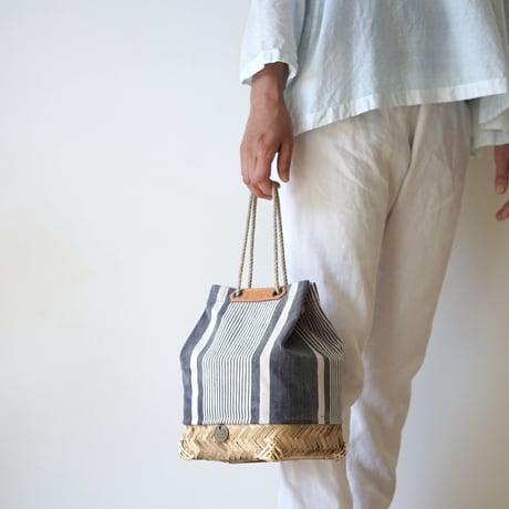 "Chakago" vintage colonial stripes cotton