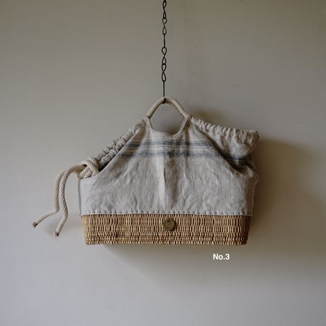 1900's vintage grain sack BAG/XL