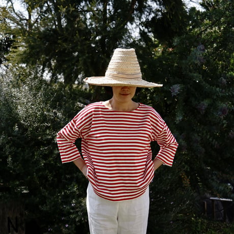 3/4 sleeves STRIPE T-shirts