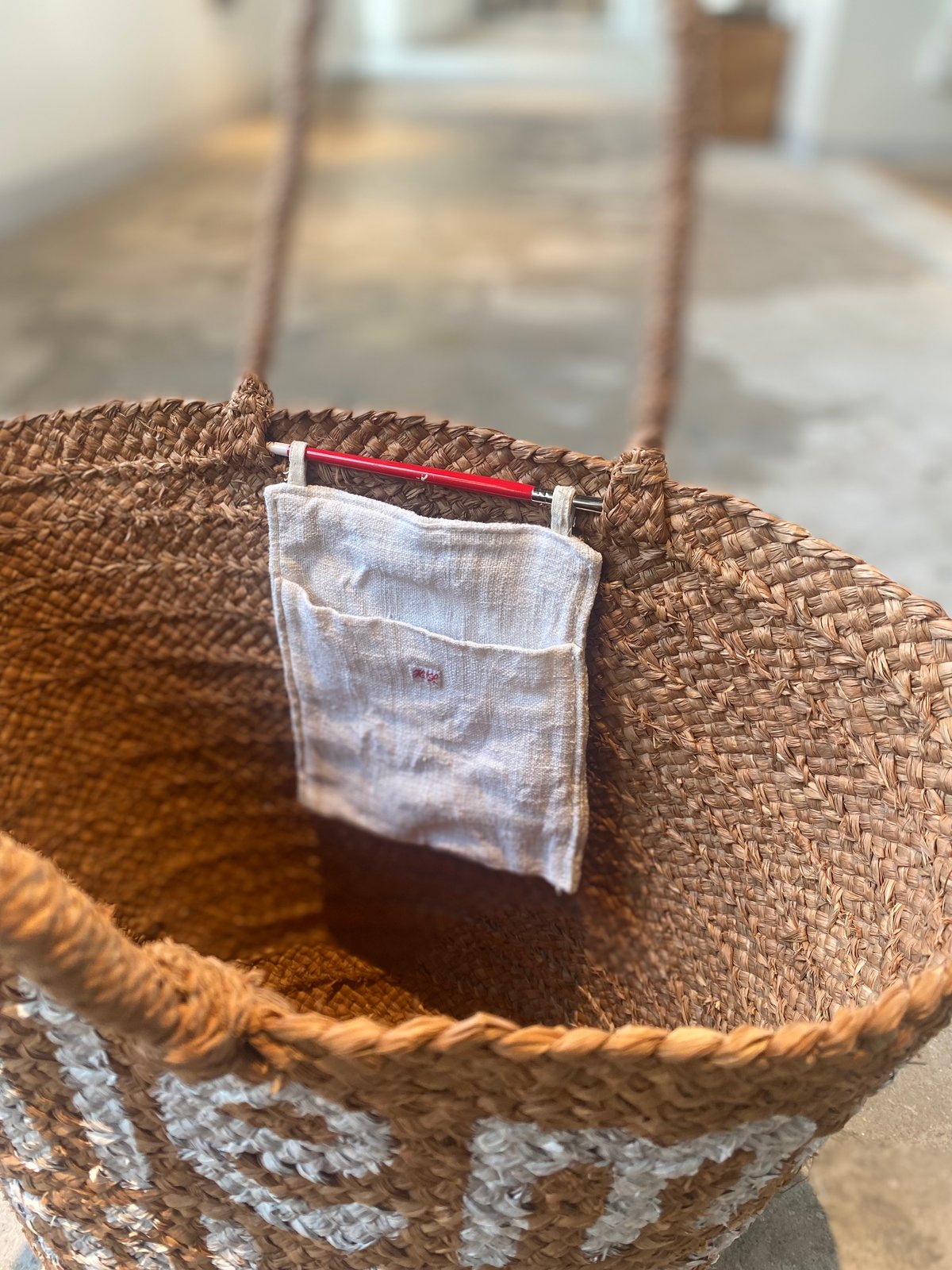 Plage RAFFIA BASKET バッグ　新品未使用タグ付き Plage RAFFIA BASKET バッグ 新品未使用タグ付き - メルカリ