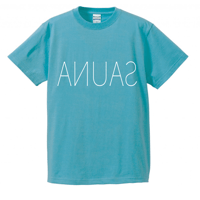 SAUNA反転 Tシャツ(ミントグリーン)