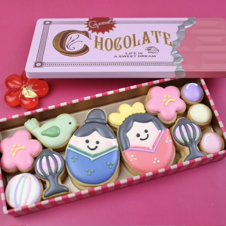 【2/25までに発送】ひなまつり板チョコ缶