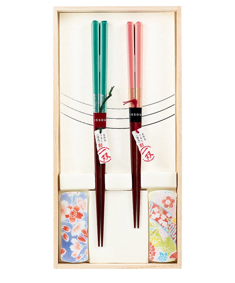 ギフトセット』箸置付夫婦箸 【ほのか】 | 株式会社イシダ ギフトセット』箸置付夫婦箸 【ほのか】 | 株式会社イシダ