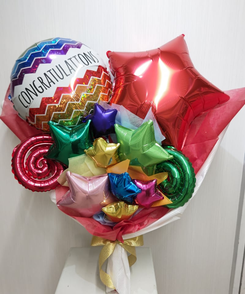 卒業バルーン 風船】バルーン 卒業おめでとう スマイルブルー 3枚 – prefla shop