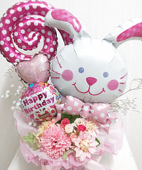 お誕生日うさちゃん　バルーンアレンジメント