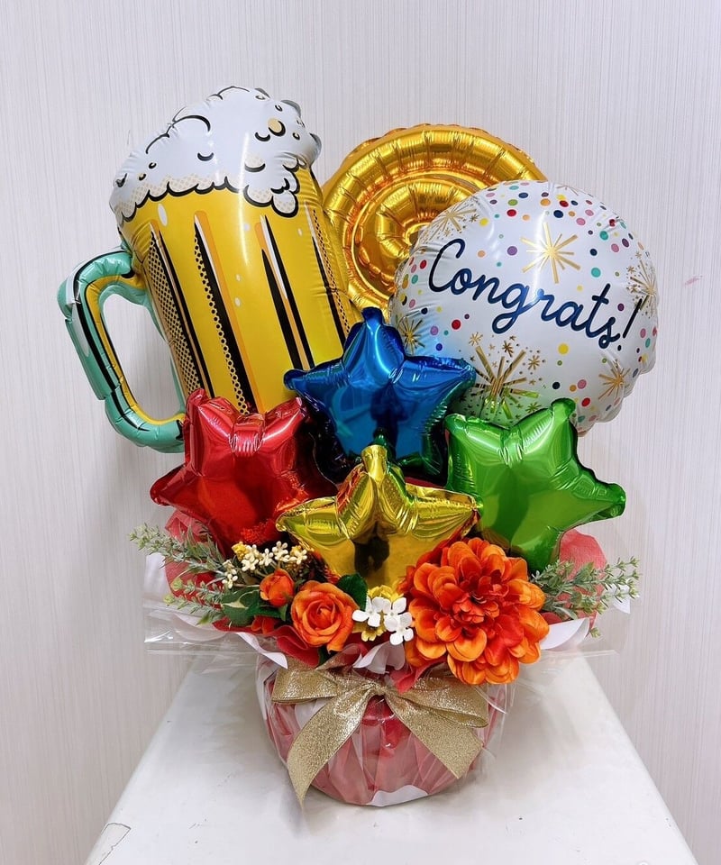 開店祝い ビールバルーンアレンジメント | cotti_ STORE