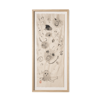 しりあがり寿 × 浜田和紙 / 水墨画 (N) Ⅱ | OKYAKU ONLINE STORE