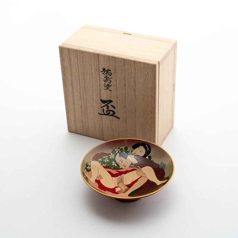 輪島塗 / 枕絵漆絵盃 | OKYAKU ONLINE STORE