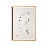 しりあがり寿 × 浜田和紙 / 水墨画 (S) Ⅶ