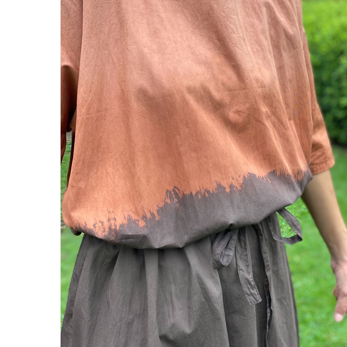 45R 泥染めワンピース 45R 泥染めワンピース