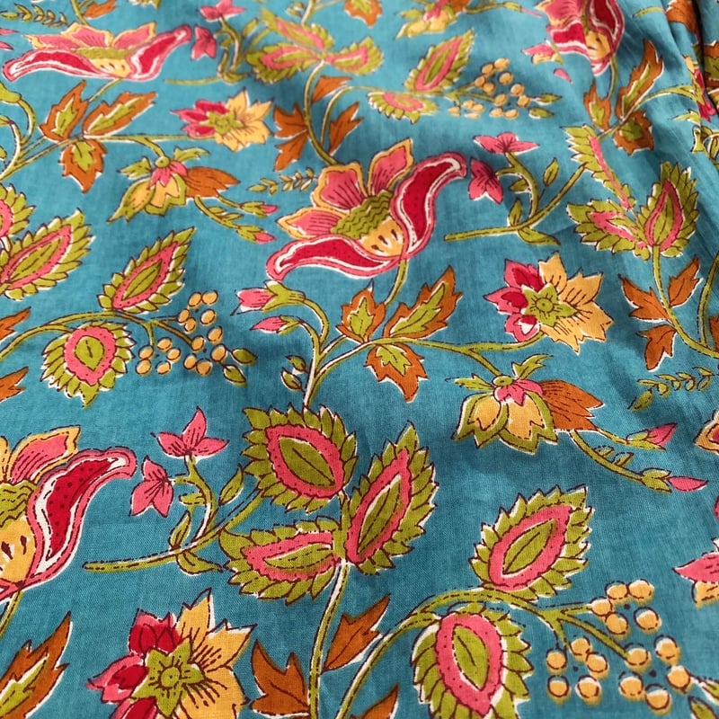 カラムカリプリント インド更紗 パンツ | サリダ