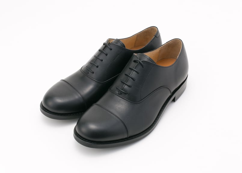 アノネイ社クロムフリーレザー】 内羽根式 ストレートチップ レース