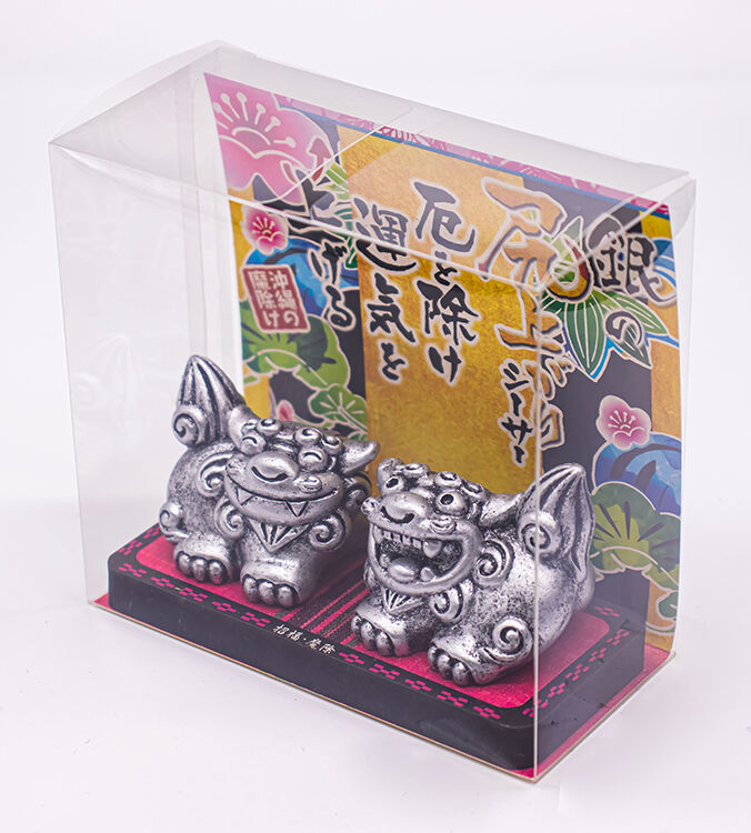 お値下げ⭐トルコ　ビンテージキリム　魔除け　サソリ柄 銀の尻上りシーサー コロナ ギフト 沖縄 お土産 魔除け | 美らさんぴん