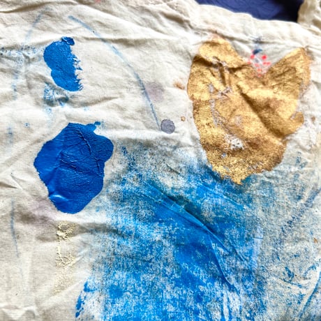 はまぐちさくらこ／Painting Bag「tobuhi」