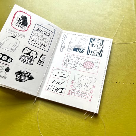 チャチャマンボ／ZINE「drawing sticker 2023」