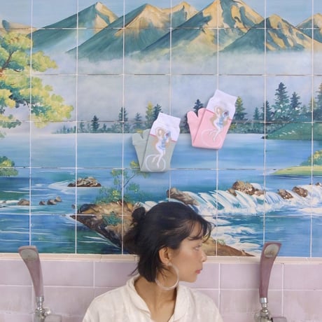 祝茉莉×noi(ETCHIRA OTCHIRA)／祝湯socks