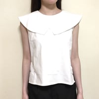 QFD／round collared tops