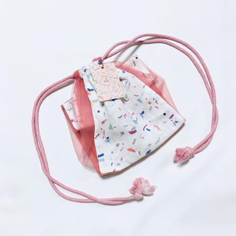 AKIRA × BOM／Triangle Pouch Bag   pink