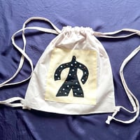 チャチャマンボ／人ビーズ刺繍ナップサック