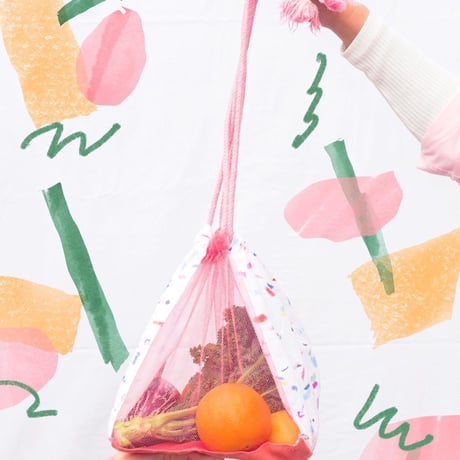 AKIRA × BOM／Triangle Pouch Bag   pink