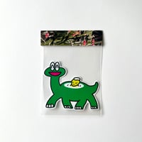 最後の手段／恐竜温泉ステッカー