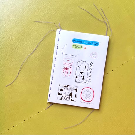 チャチャマンボ／ZINE「drawing sticker 2023」
